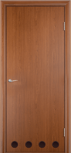Гладкие двери - Дверь в комплекте с вентиляционной решеткой 1