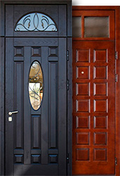 Входные двери с фрамугой