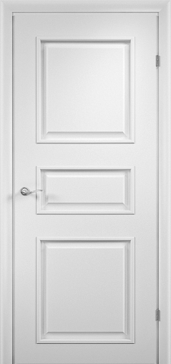 Гладкие двери - Дверь в комплекте с четвертью Тип 80