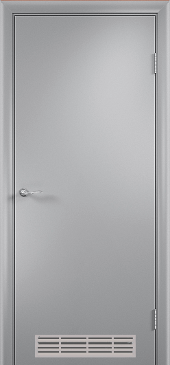 Гладкие двери - Дверь в комплекте с вентиляционной решеткой 2